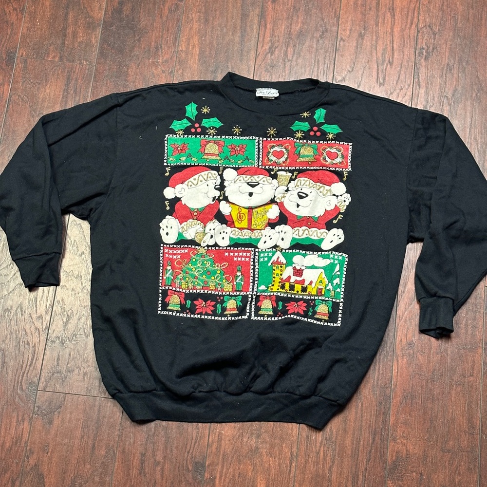 Ugly Christmas sweater cute bears
